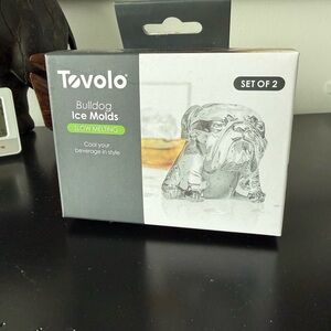 Tovolo Bulldog Ice Molds - Gray & White Box